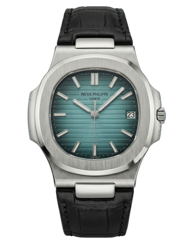 Patek Philippe Nautilus – Luxury Blue-Green Sunburst Dial