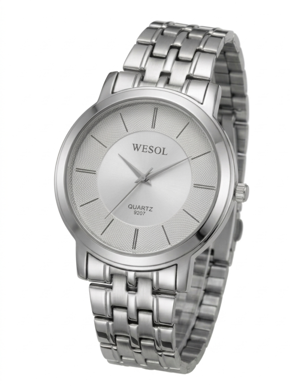 WESOL Classic Quartz – Silver-Tone